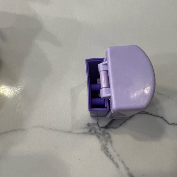 Vintage Hasbro Littlest Pet Shop LPS Purple Garbage Can Pail RARE Hard To Find - Picture 7 of 10